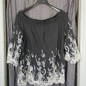 Beautiful women's denim top